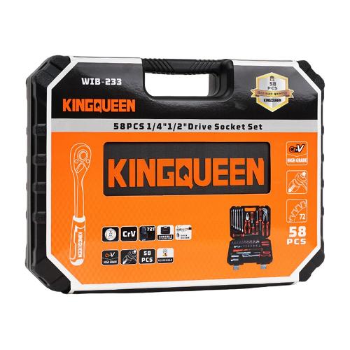 Набор инструментов KINGQUEEN 58 пред, 72 зуба, WIB-233