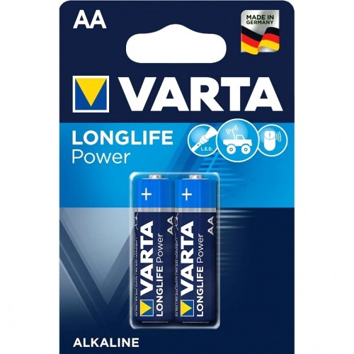 Батарейка Varta LONGLIFE POWER (HIGH ENERGY) LR6 AA BL2 Alkaline 1.5V (4906) (2/40/200) Varta LONGLIFE POWER LR6 AA (04906121412) Батарейка Varta LONGLIFE POWER (HIGH ENERGY) LR6 AA BL2 Alkaline 1.5V (4906) (2/40/200) Varta LONGLIFE POWER LR6 AA (04906121412)