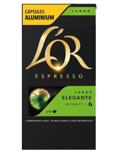 Кофе в капсулах L'OR Espresso Lungo Elegante,10шт/уп