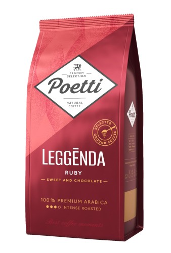 Кофе Poetti Leggenda Ruby молотый, 250г