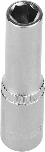 ЗУБР FLANK, 1/4", 7 мм, удлиненная торцовая головка (27717-07)