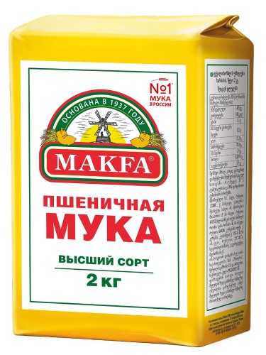 Мука Макфа пшеничная, 2кг