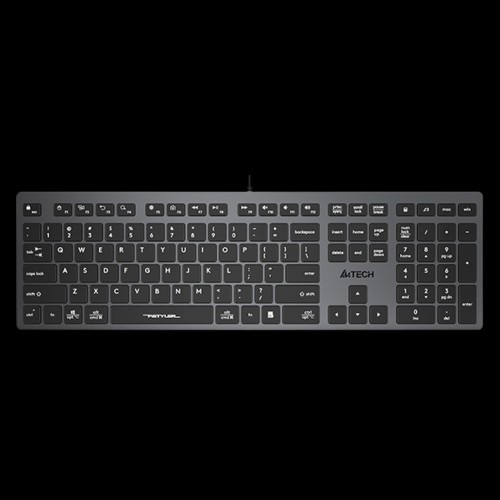 Клавиатура A4Tech Fstyler FX50 серый USB slim Multimedia (FX50 GREY) A4Tech FX50 GREY