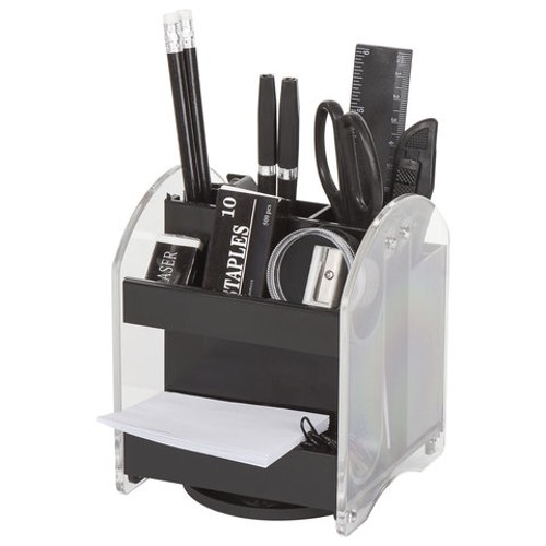 Канцелярский набор с наполнением STAFF &quot;Форум&quot;, 15 предметов, вращающаяся конструкция