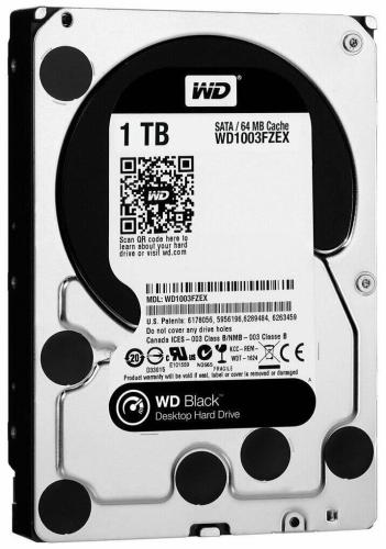 Жесткий диск WD Caviar Black SATA 1Tb 3,5 7200rpm 64Mb(WD1003FZEX)