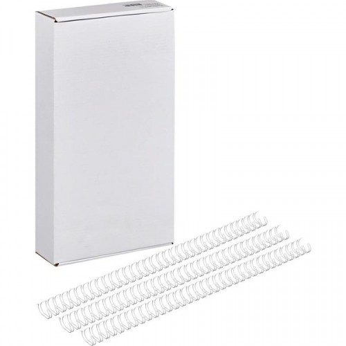 Пружины для переплета ProMega Office 12,7мм белые 100 шт