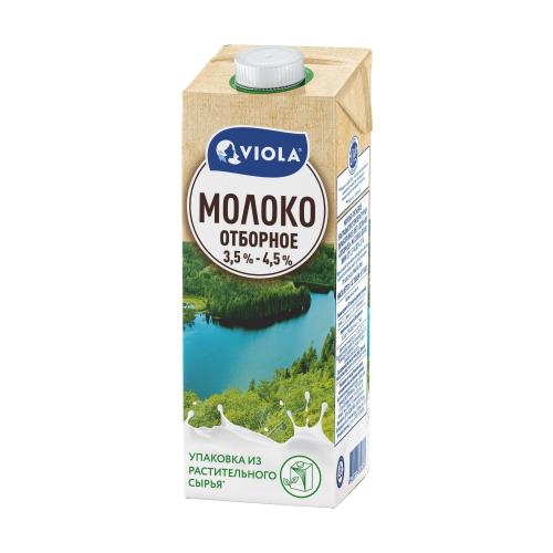 Молоко Viola UHT Отборное питьевое цельное 3,5-4,5%, 1кг