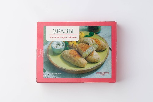 Зразы из кальмара с яйцом, зам., 300 г