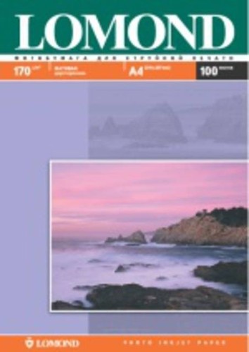 Фотобумага LOMOND Двусторонняя Матовая/Матовая A3/170/100л.