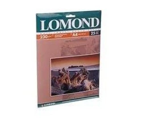 Фотобумага LOMOND Одностороння Матовая, 230г/м2,A4 (21X29,7см)/25л. для струйной печати.