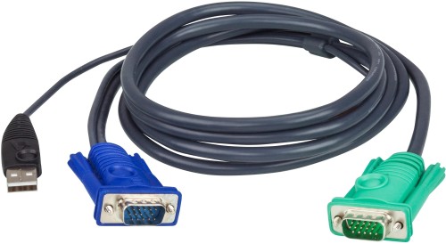 Кабель ATEN 2L-5205U CABLE HD15M/USB A(M)--SPHD15M, 5m 2L-5205U