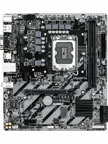 Материнская плата GIGABYTE H810M S2H (LGA 1851, Intel H810 Express, DDR5, 128 Гб, ATX 24 pin)