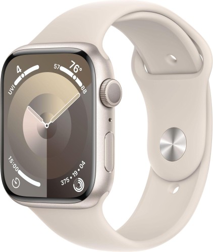 Смарт-часы Apple Watch Series 9 A2980 45мм корп.сияющ.зв.(MR973ZP/A)