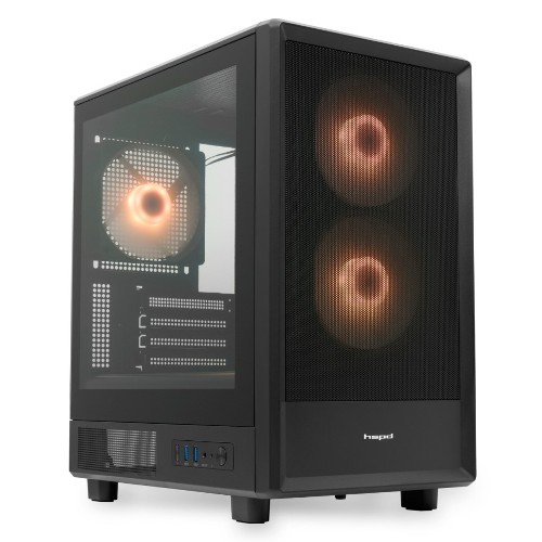 Корпус без блока питания HSPD  M310-TGBK-ARGB