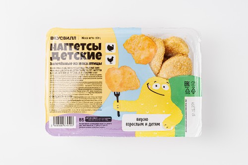 Наггетсы запеченные детские из мяса птицы, зам.