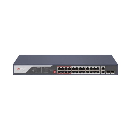 Неуправляемый PoE коммутатор DS-3E0326P-E (C) 24 портов RJ45 100M PoE