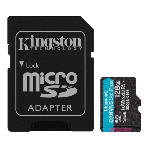 Карта памяти Kingston Canvas Go! Plus microSDXC UHS-I Cl10 +ад, SDCG3/128Gb