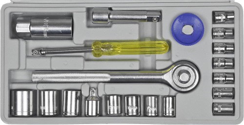 DEXX 20 предм., (3/8",+ 1/4"), универсальный набор инструмента (27602-H20)