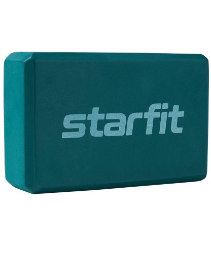 Блок для йоги STARFIT YB-200 EVA,8см,115гр,22,5х15см,изумрудный,ЦБ-00001691