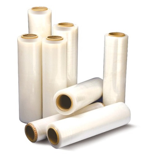Стрейч-пленка для ручной упаковки 50 см х 307 м, 17 мкм, 2,4 кг - нетто, ПЕРВИЧНОЕ СЫРЬЕ, растяжение 300%