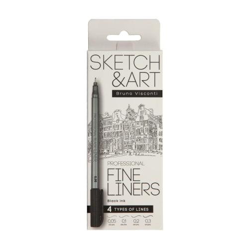 Set of fine liners 7021 0.3mm 6 pcs.