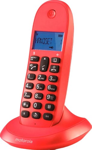 Радиотелефон Dect Motorola C1001LB+ (цвет красный)