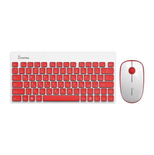 Набор клавиатура+мышь Smartbuy 220349AG красно-белый (SBC-220349AG-RW) /20