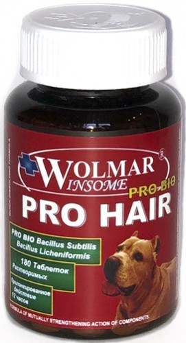 Волмар Winsome 469 Pro Bio Pro Hair Комплекс для улучшения состояния кожи и шерсти у щенков и собак 180таб