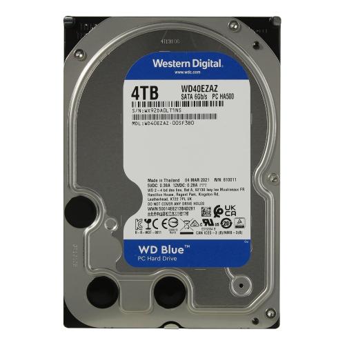 Жесткий диск WD Blue 4Tb SATA3 3,5 5400rpm 256МB (WD40EZAZ)
