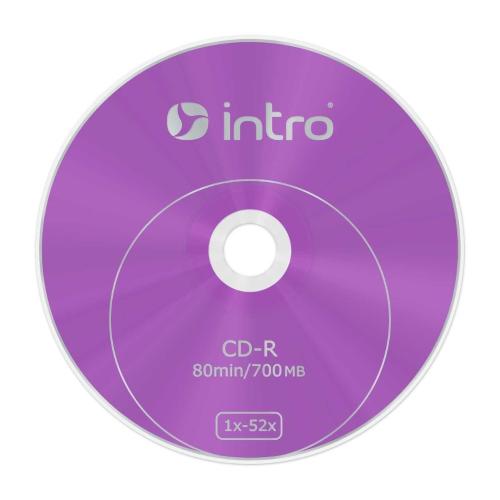 Носители информации CD-R, 52x, Intro, Bulk/100, Б0016203