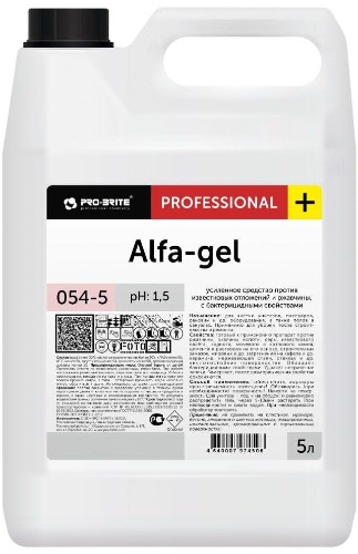 Профхим сантех кисл д/удален налета-ржавч Pro-Brite/ALFA GEL(054-5),5л