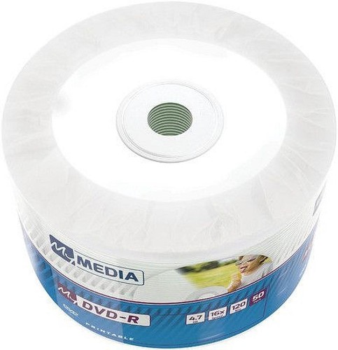 Носители информации DVD-R MyMedia 4.7Gb 16x(50шт/уп) Color Printable(69202)