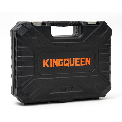 Набор ударных удлиненных головок KINGQUEEN 15 пред, 8-32 мм, 1/2 DR, WIB-402