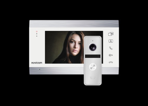 Novicam MAGIC 7C KIT WHITE комплект из видеодомофона с 7" дисплеем и вызывной панели Версия: 4221