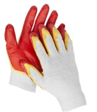 Перчатки трикотажные 10пар двойной латексный облив L-XL, STAYER 11409-H10