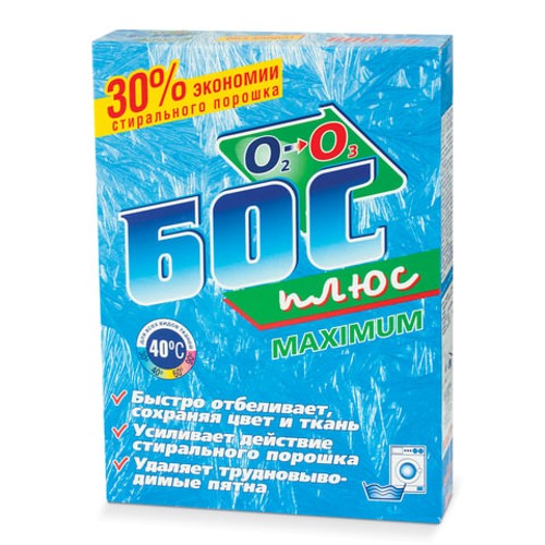 Отбеливатель 600 г, БОС плюс &quot;Maximum&quot;, порошок