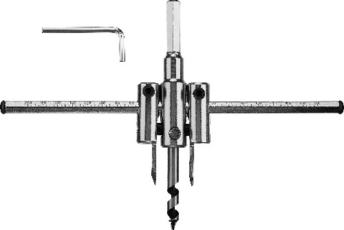 ЗУБР d 30-200 мм, глубина реза 30 мм, регулируемое сверло по дереву (29440-200)