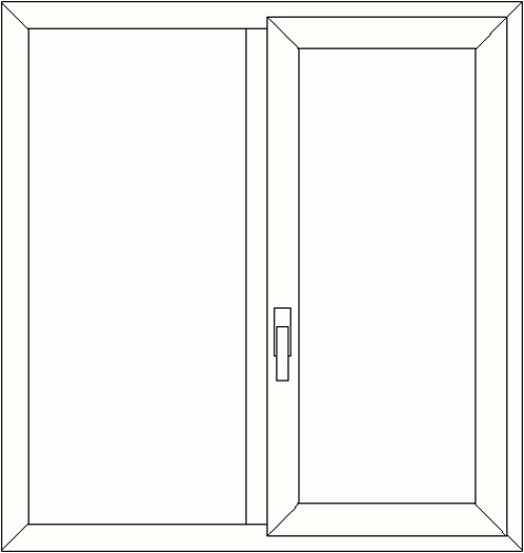 Оконный блок ПВХ Gealan S8000 1760х1590