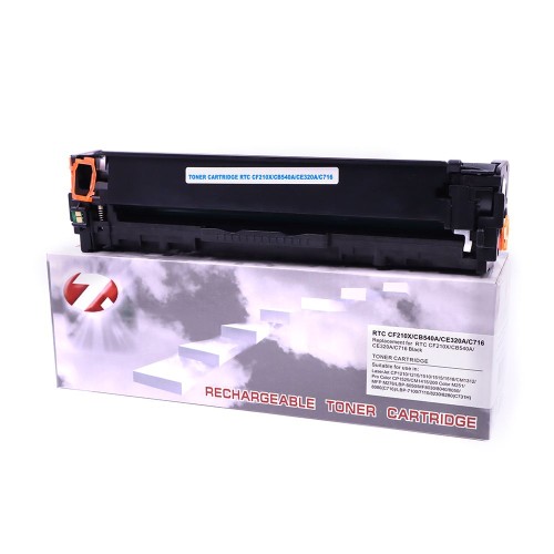 Тонер-картридж 7Q CF210X, CB540A, CE320A, C-716 для HP CLJ Pro M251, CLJ CP1215, CLJ Pro CP1525 (Чёрный, 2400 стр.), универсальный