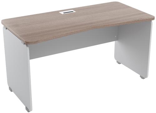 стол письменный easy standard 904003 светлый дуб серый 1200x600x740 мм