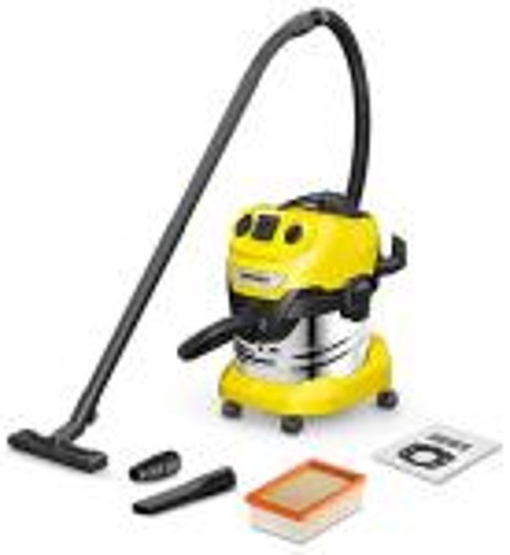 Строительный пылесос Karcher V-20/5/22, желтый, 1.628-290.0 (WD 4 P S)