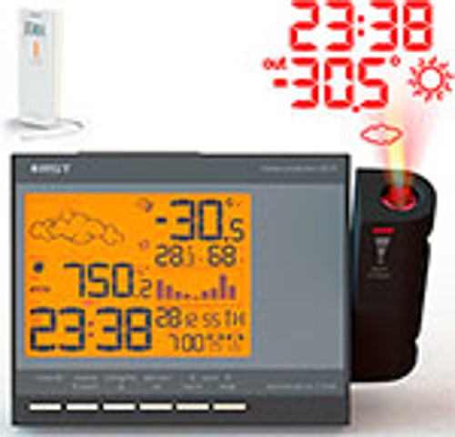Метеостанция и термометр RST meteo projection Q775 RST- RST32775 графит