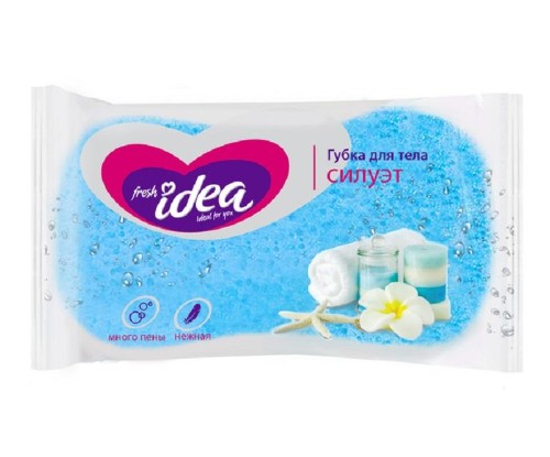 Губка для тела Fresh idea Силуэт восьмерка 140х90х50мм