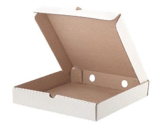 Короб картонный для пиццы 340х340х40мм, Т-22 белый 'Е' 50шт/уп