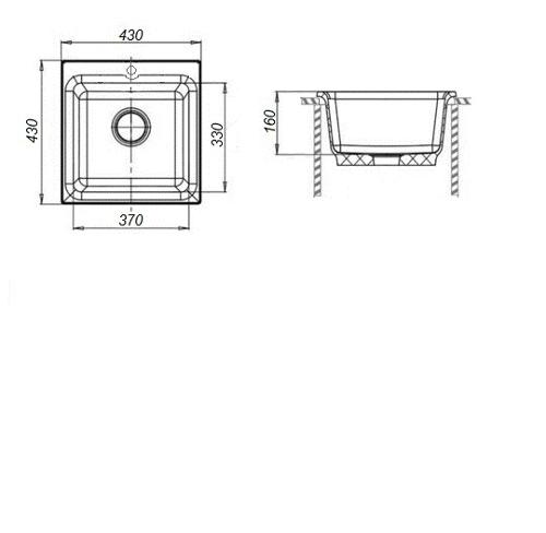 Кухонная мойка NS-21
