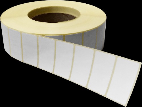Термотрансферные этикетки 45 мм х 25 мм, ПГЛ, втулка 76, стоимость за 1 рулон
