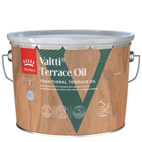 Tikkivala Valtti Terrace Oil масло для террас и садовой мебели, бесцветный, 9 л