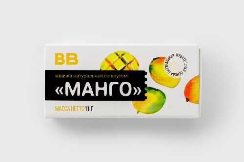 Жвачка натуральная со вкусом "Манго"