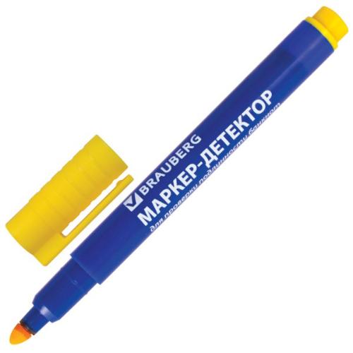 Детектор валют маркер для проверки подлинности банкнот, BRAUBERG Детектор валют маркер для проверки подлинности банкнот, BRAUBERG