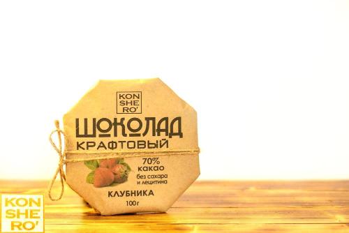 Шоколад с клубникой 100гр Коншерно ФМ